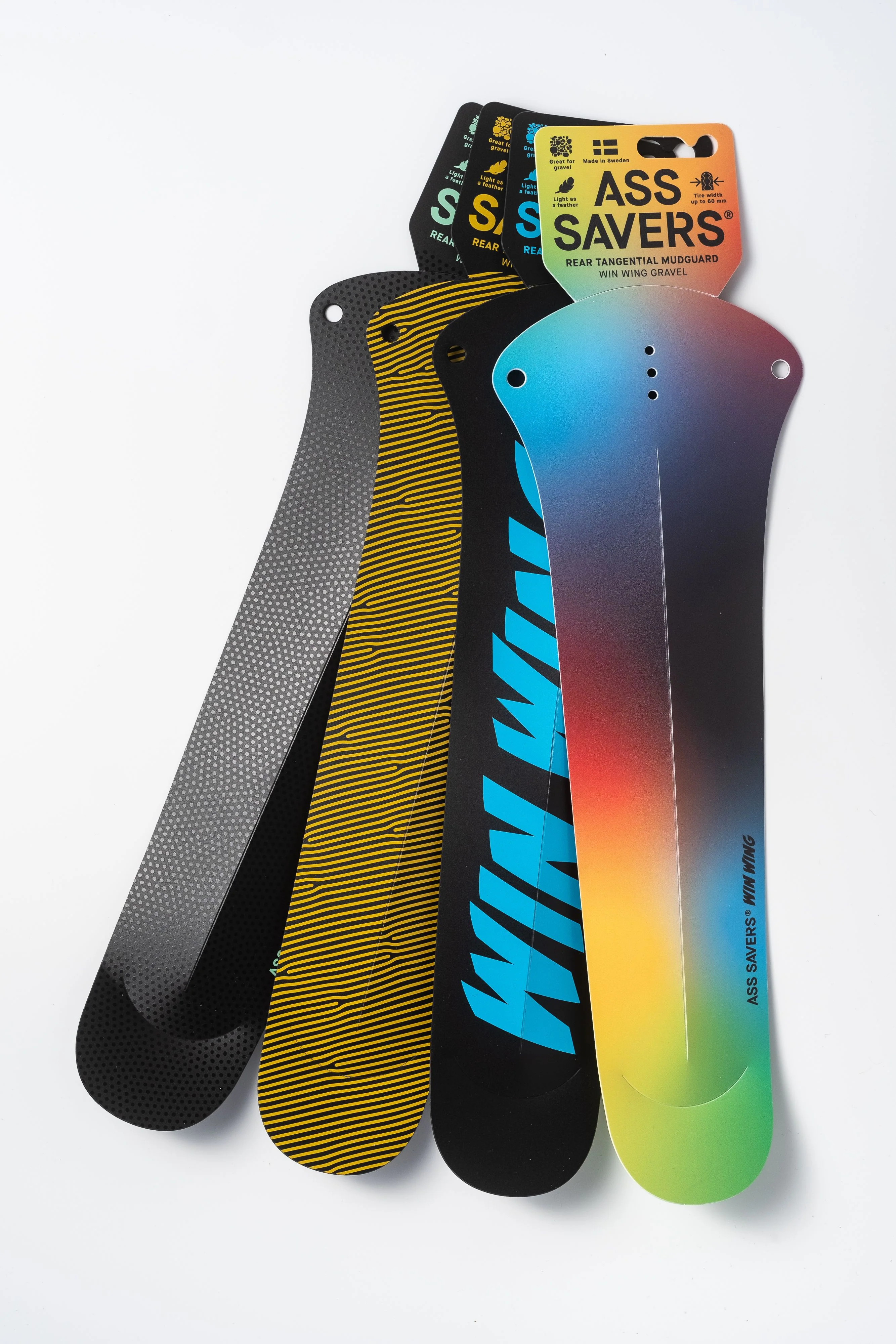Ass Savers WGS-2 Win Wing Gravel Spritzschutz HR black dot - Image 3