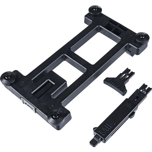 Basil MIK 2.0 Adapterplatte abschließbar  schwarz