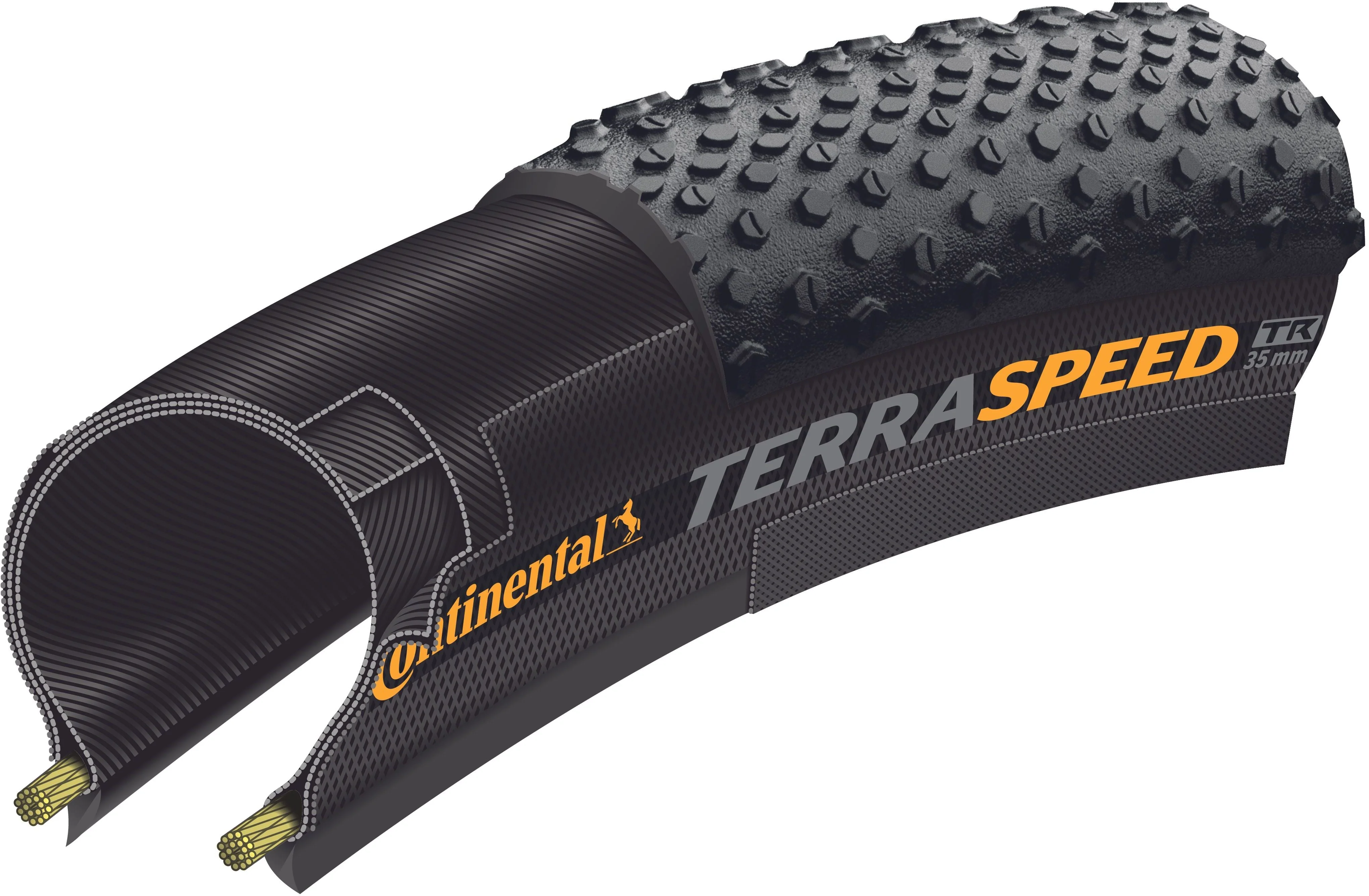 Continental Terra Speed ProTection Faltreifen TLR 28x1.35" schwarz/beige - Image 3