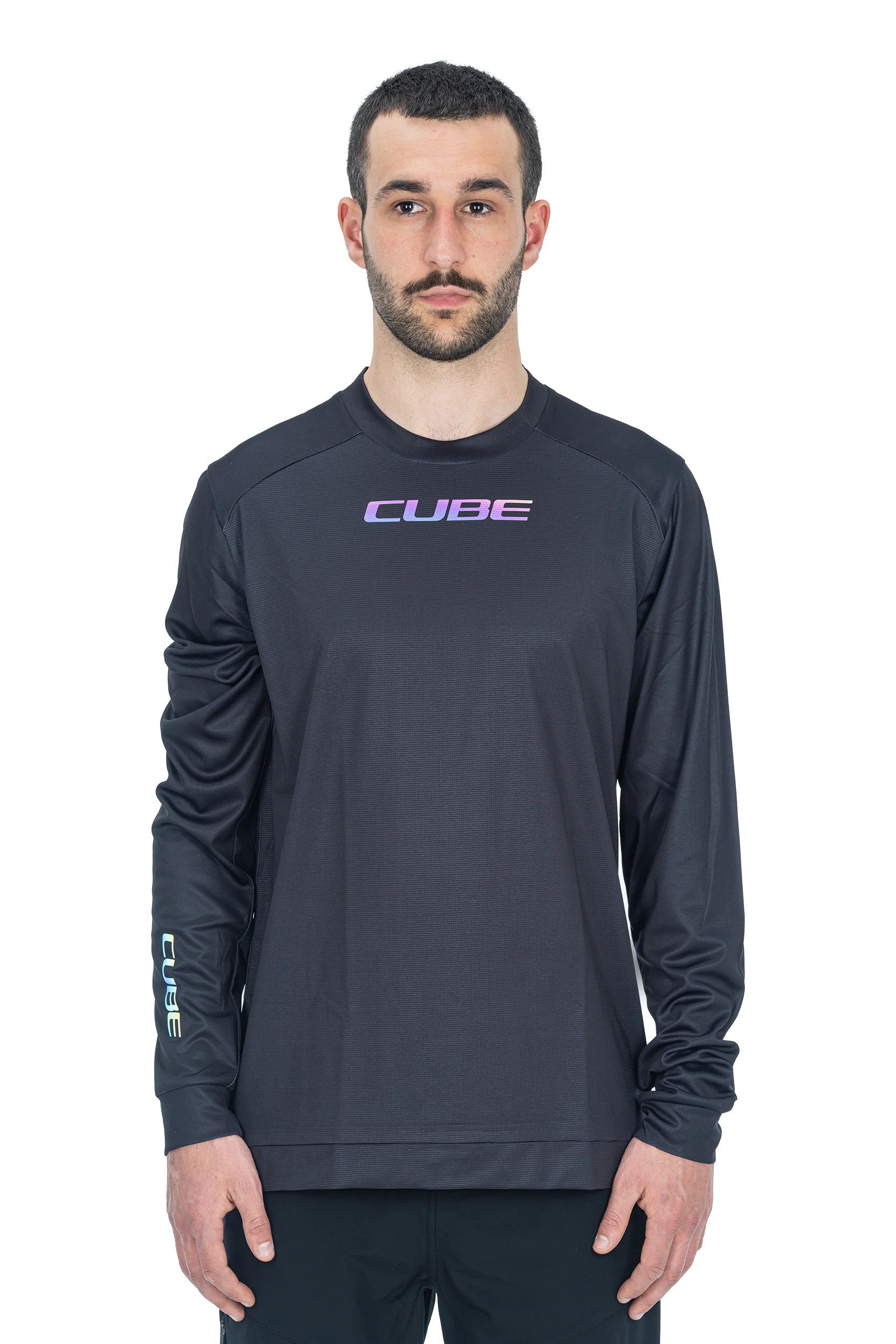 CUBE ATX Rundhalstrikot langarm black Herren - Image 2