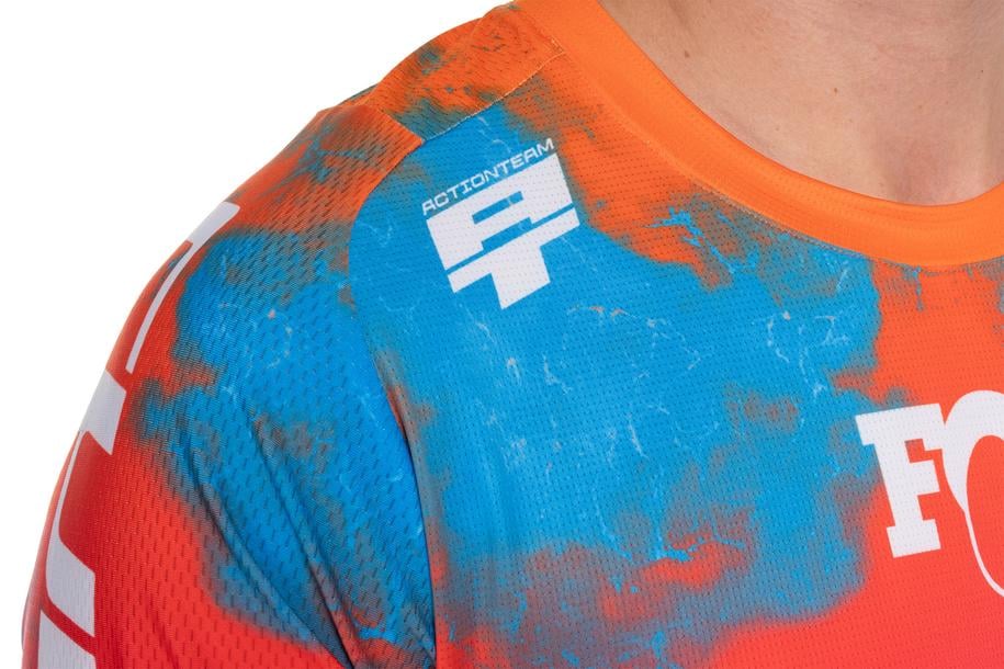 Cube MTB Trikot X Actionteam kurzarm blue´n´pink´n´orange - Image 3