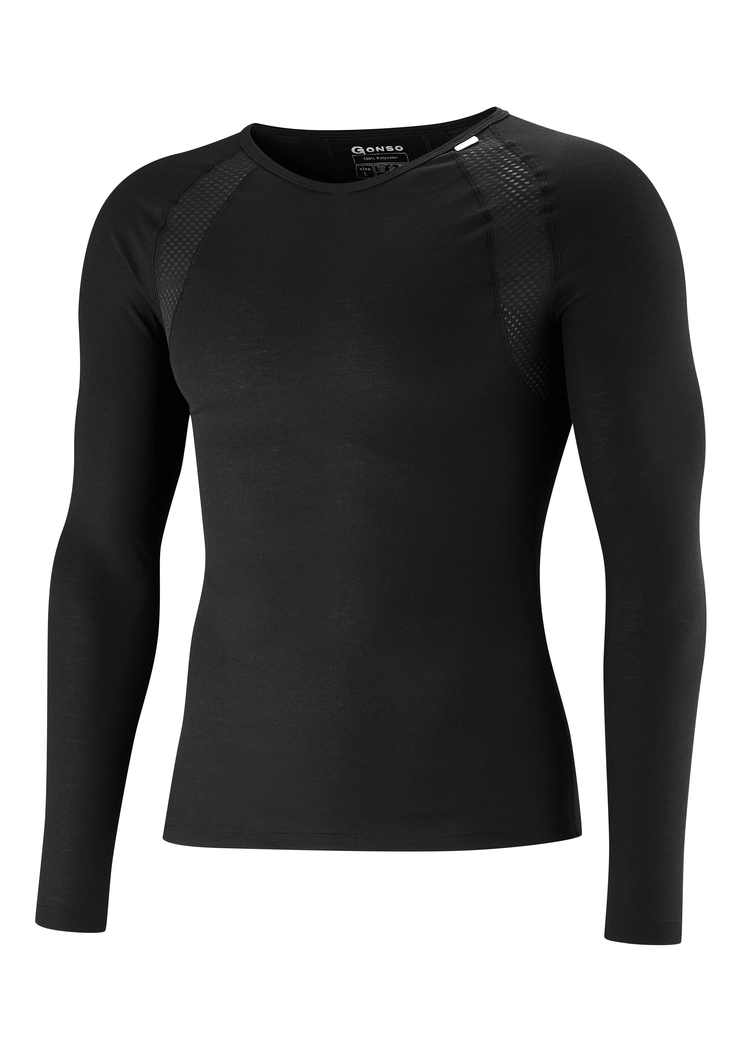 Gonso Base Shirt Longsleeve Therm Men Black - Image 2
