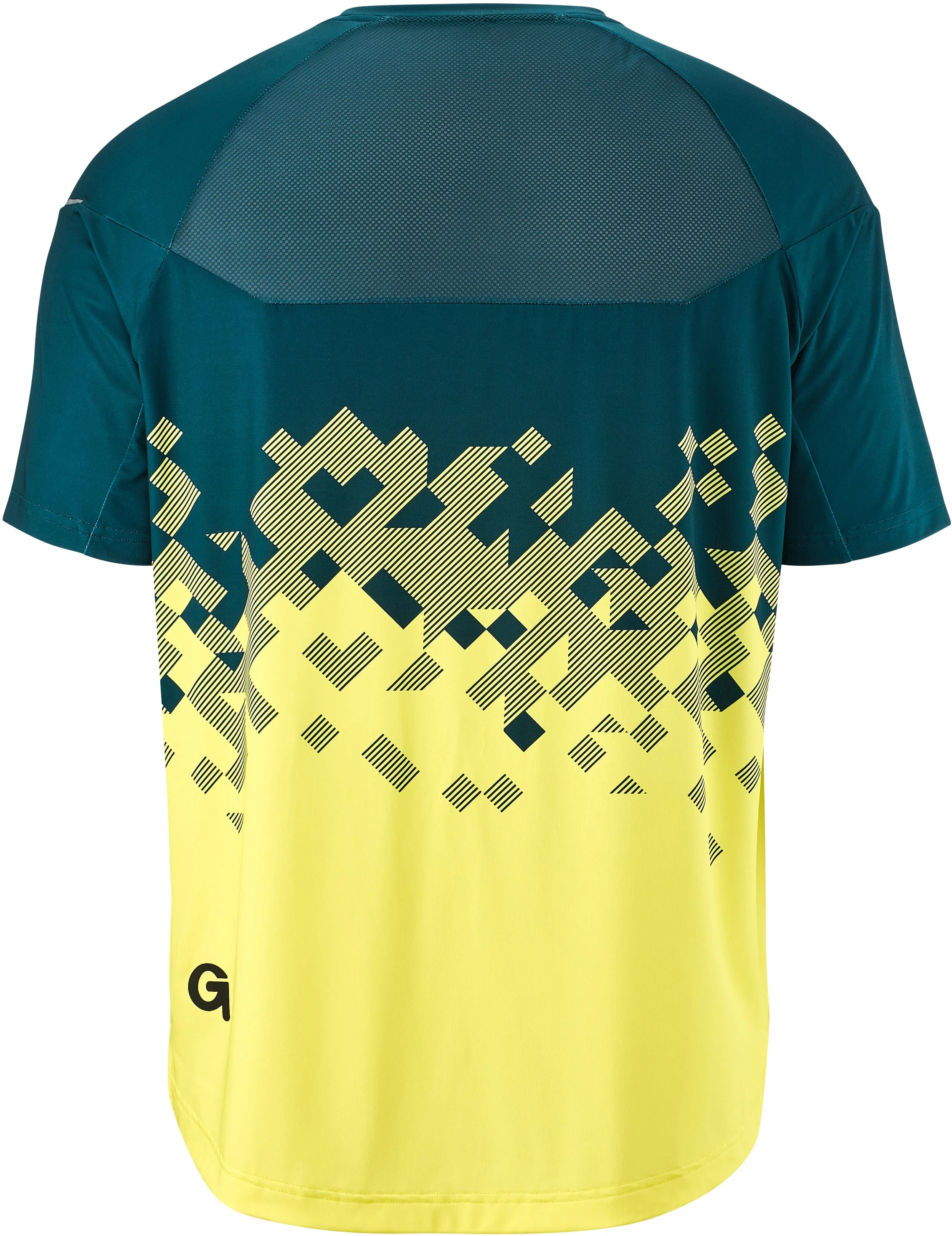 Gonso Mesores Kurzarm Fahrradshirt Herren petrol/gelb - Image 2
