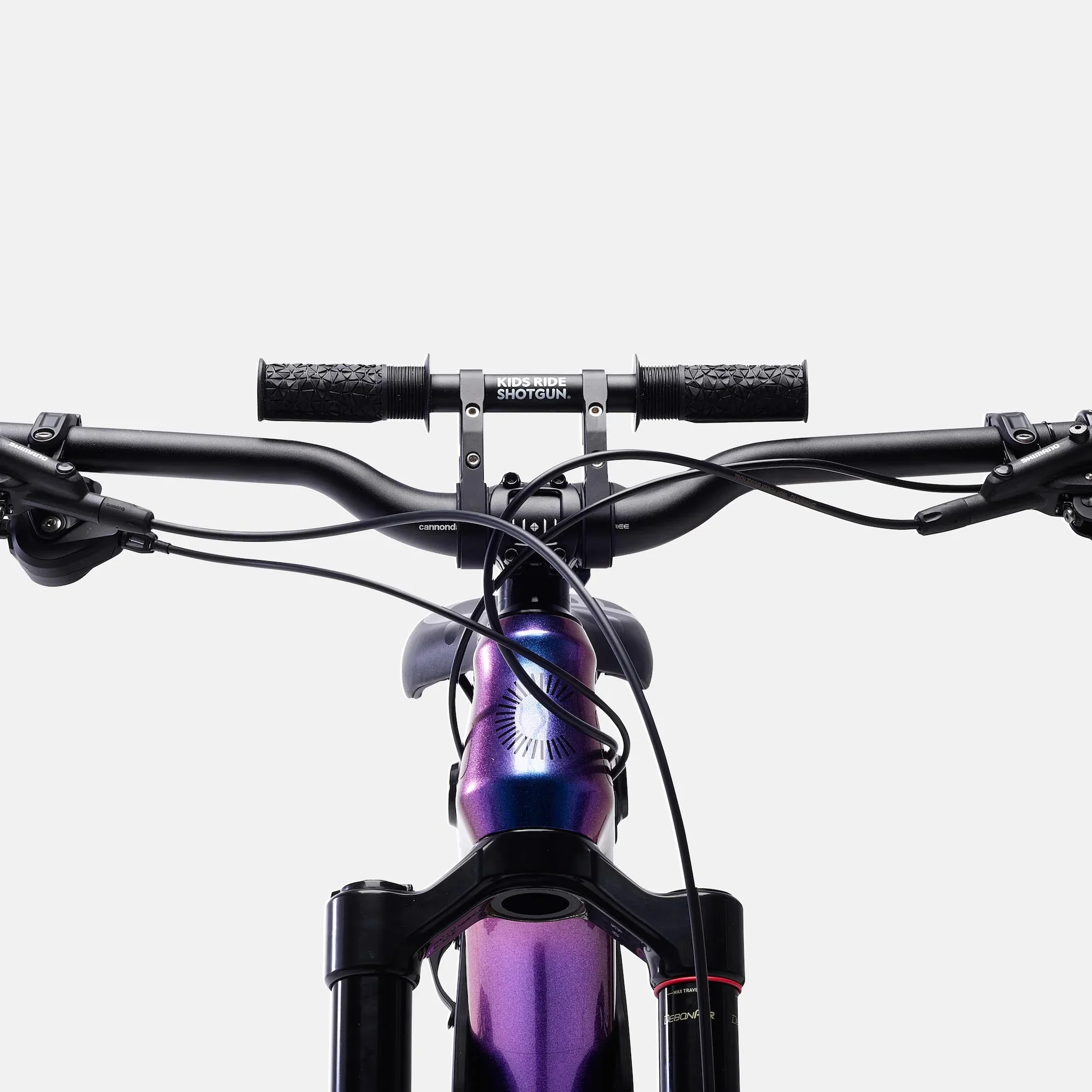 Kids Ride Shotgun 2.0 MTB Front Kindersitz/Lenker Combo Set black - Image 4
