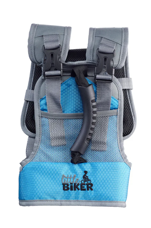 little Biker Fahrradlernweste Soft Blue - Image 8