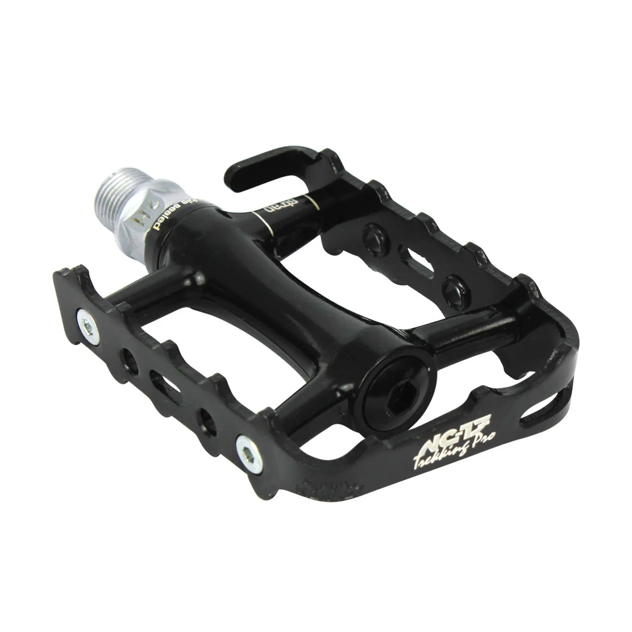 NC-17 Plattformpedal Trekking Pro, Alu, Präzisionslager schwarz