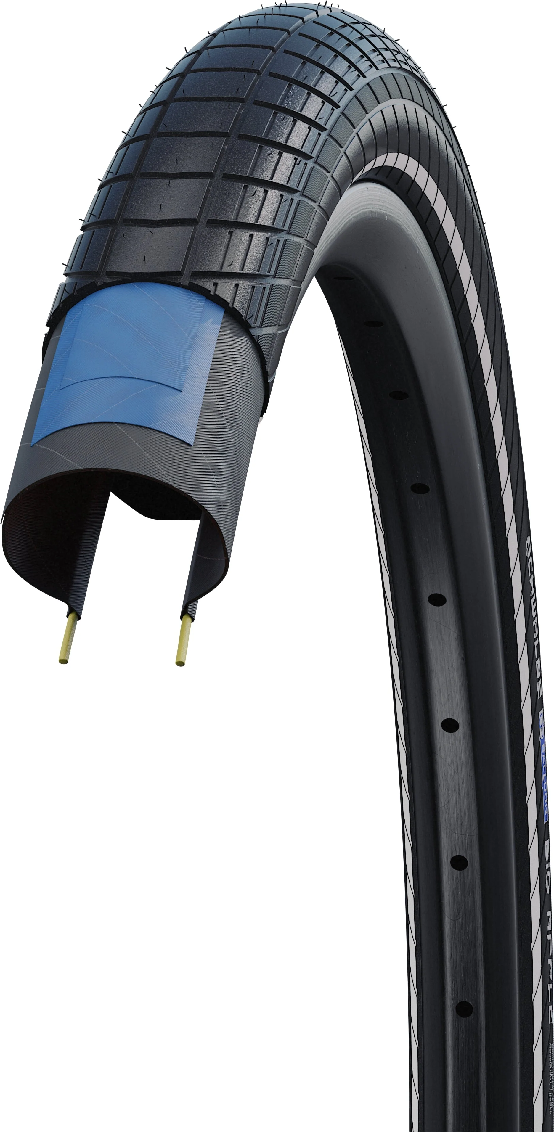 Schwalbe Big Apple Drahtreifen Performance 20" RaceGuard Reflex - Image 5