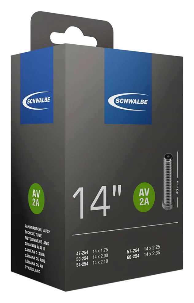 Schwalbe Nr .2A Schlauch 14" 47/60-254 AV