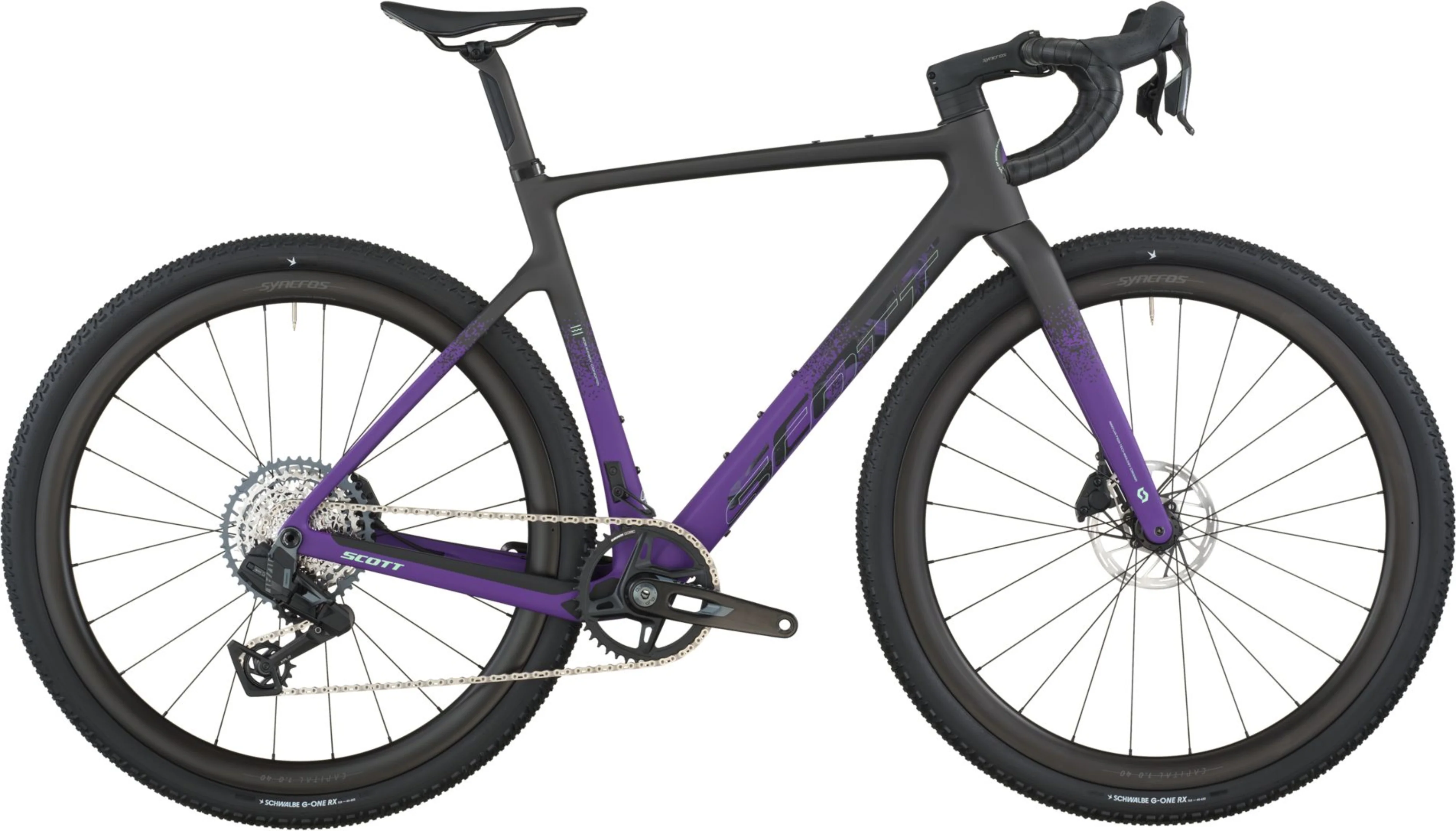 Scott Addict Gravel 20 carbon black/indigo purple (2026)