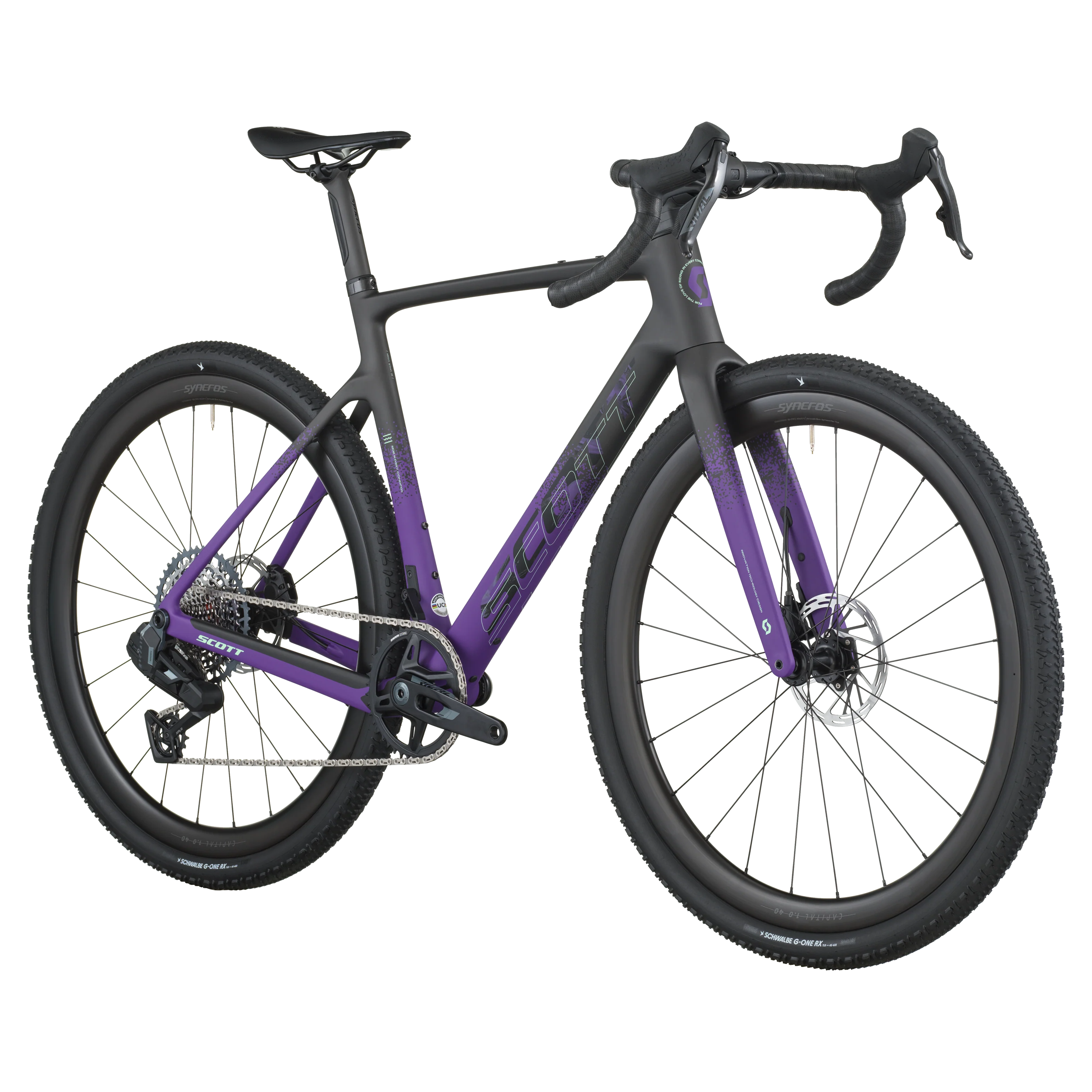 Scott Addict Gravel 20 carbon black/indigo purple (2026) - Image 2