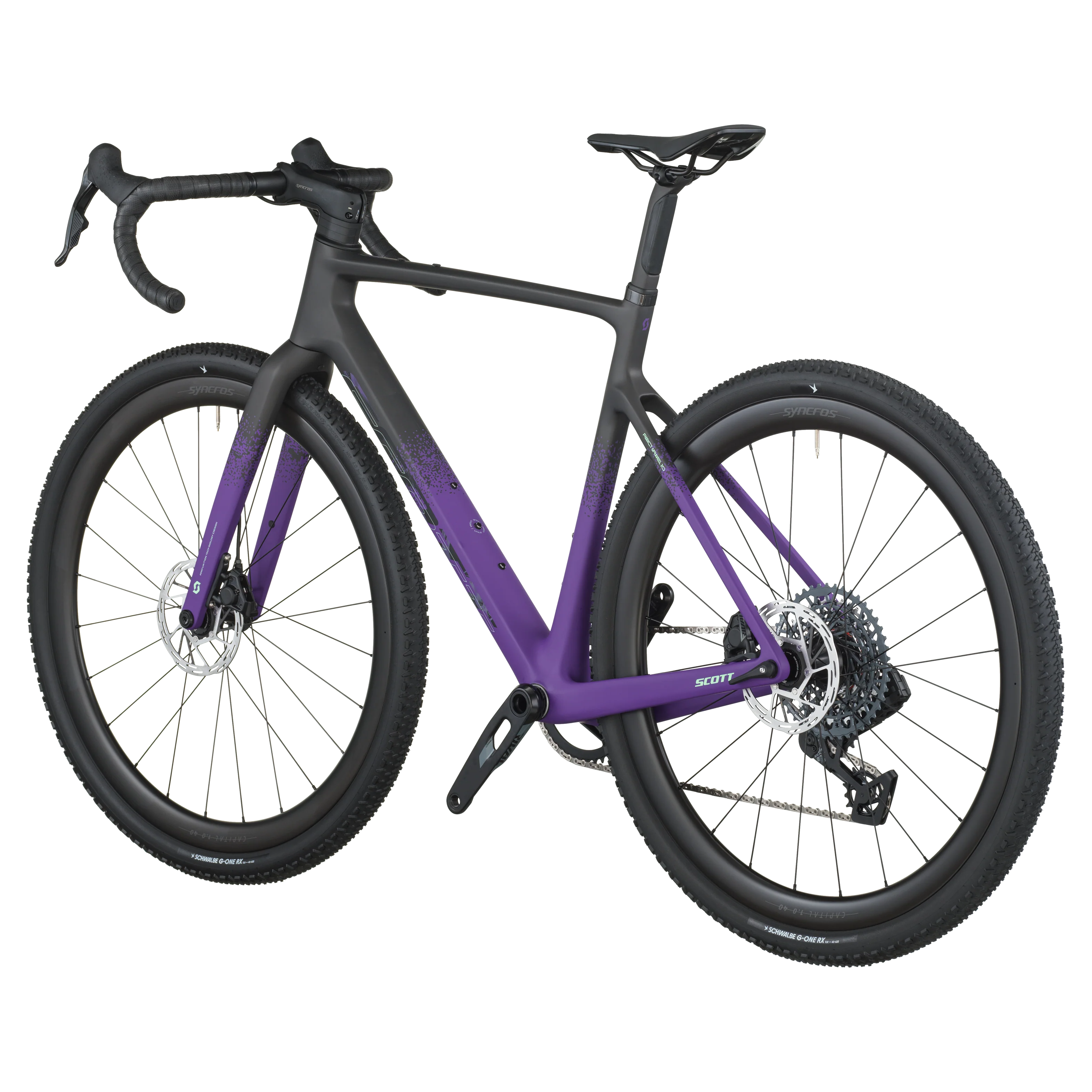 Scott Addict Gravel 20 carbon black/indigo purple (2026) - Image 3