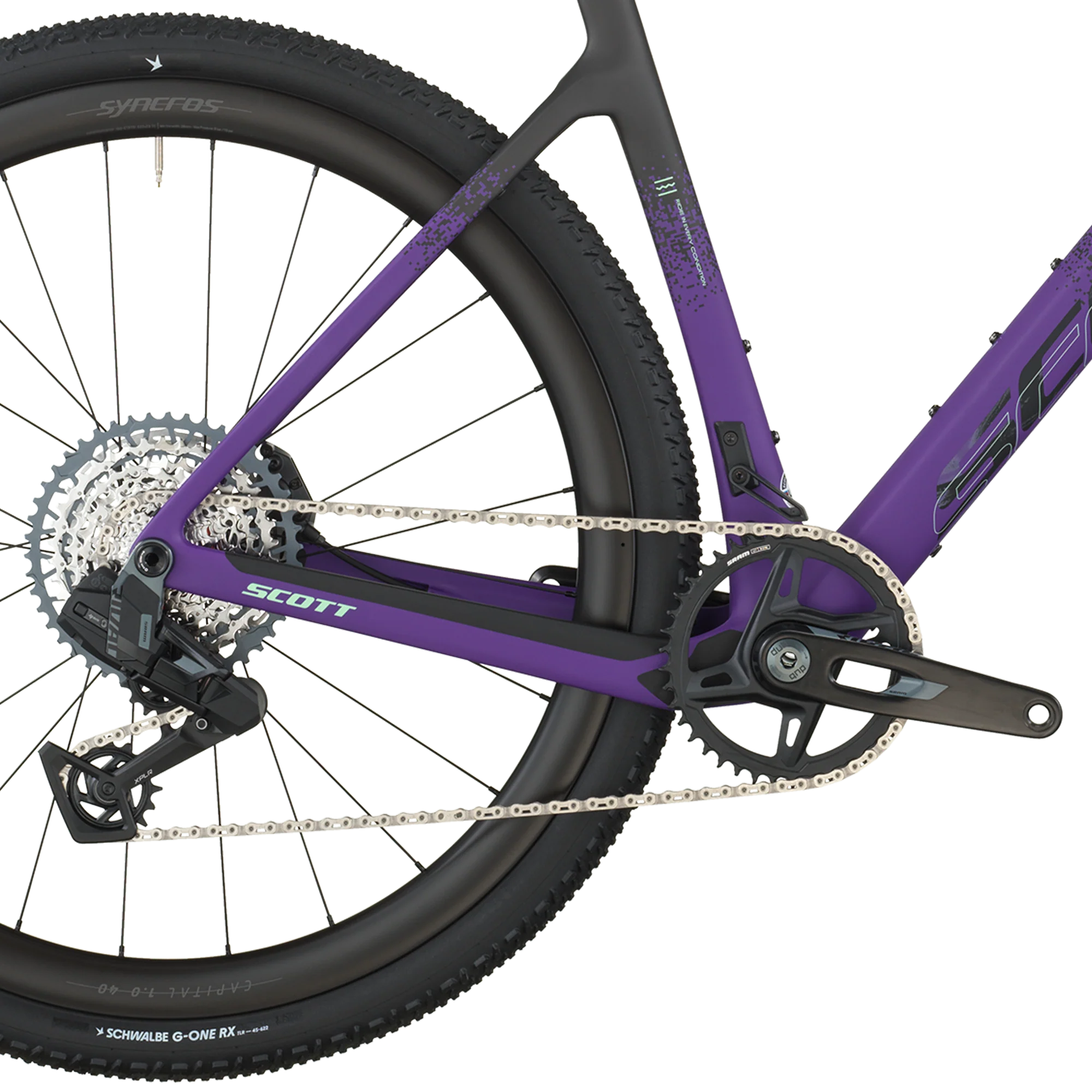 Scott Addict Gravel 20 carbon black/indigo purple (2026) - Image 8