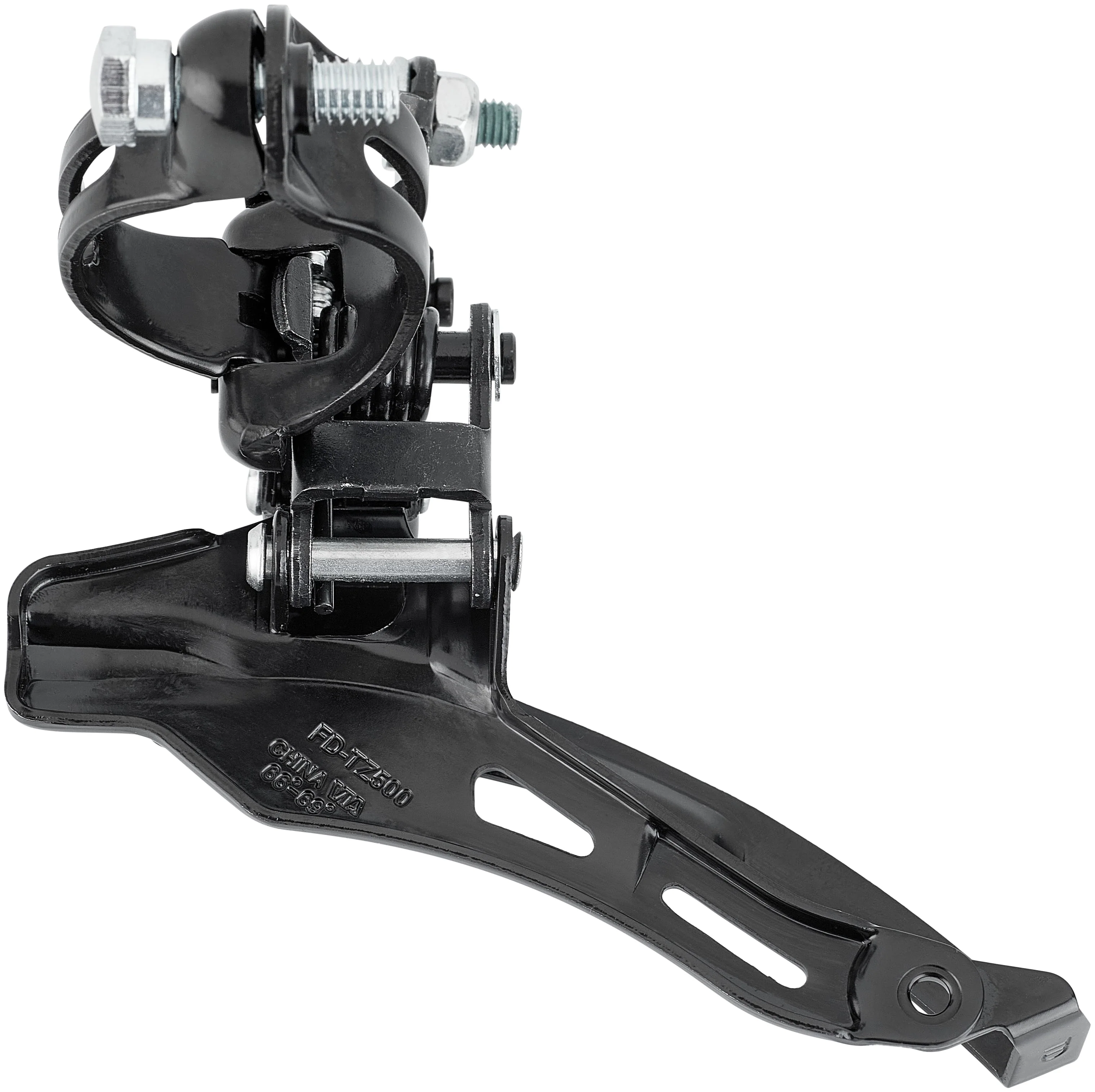 Shimano Tourney TZ FD-TZ500 Umwerfer 3x6/7-fach Down Swing Schelle hoch schwarz - Image 2