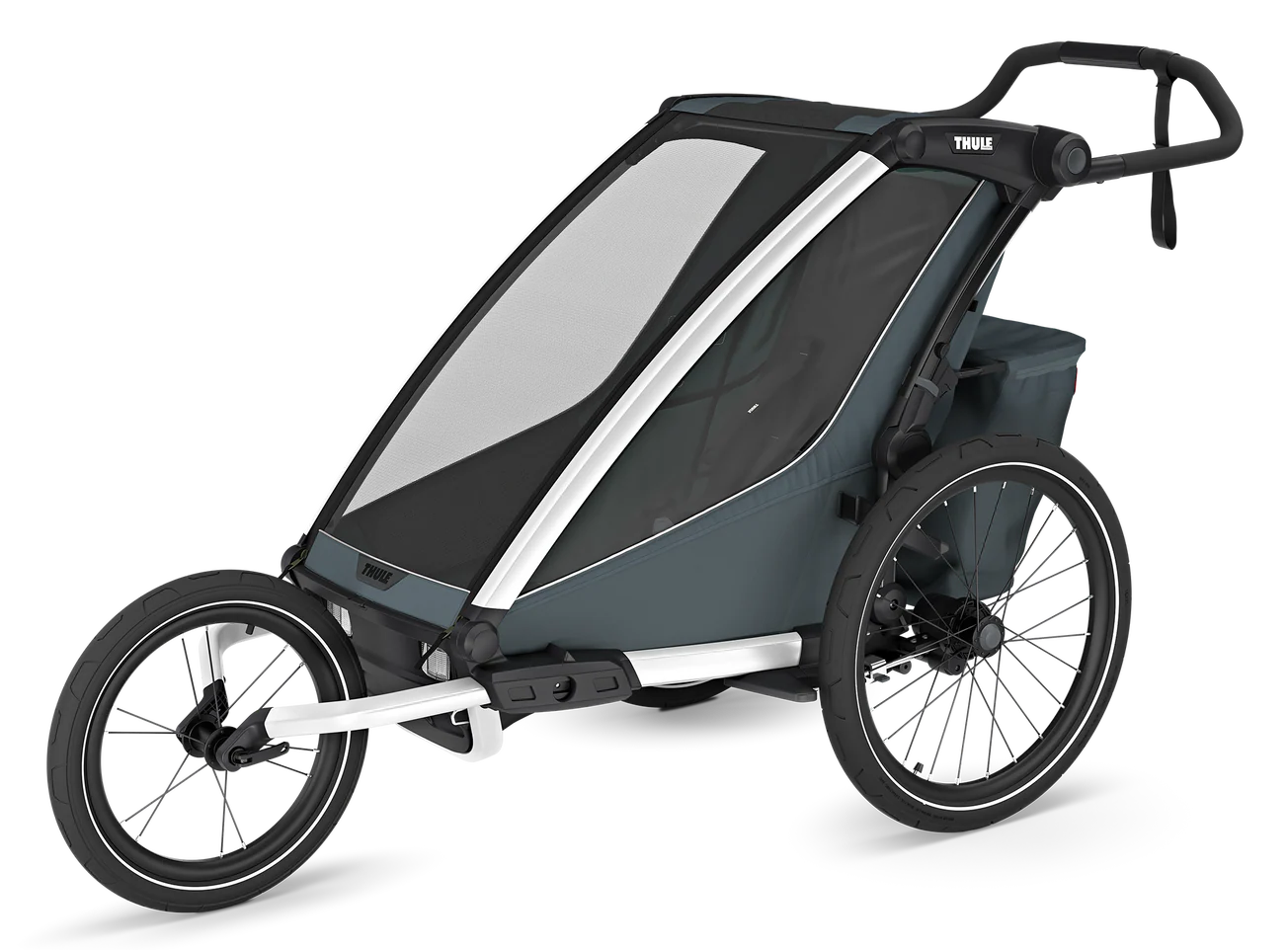 Thule Chariot 2 Jogger Kit Single schwarz/silber