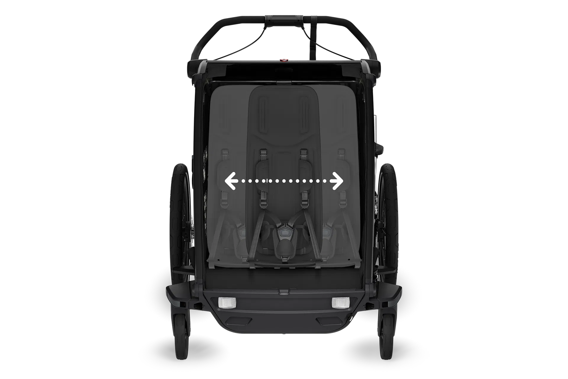 Thule Chariot Sport 2 Double Kinderanhänger  schwarz - Image 2