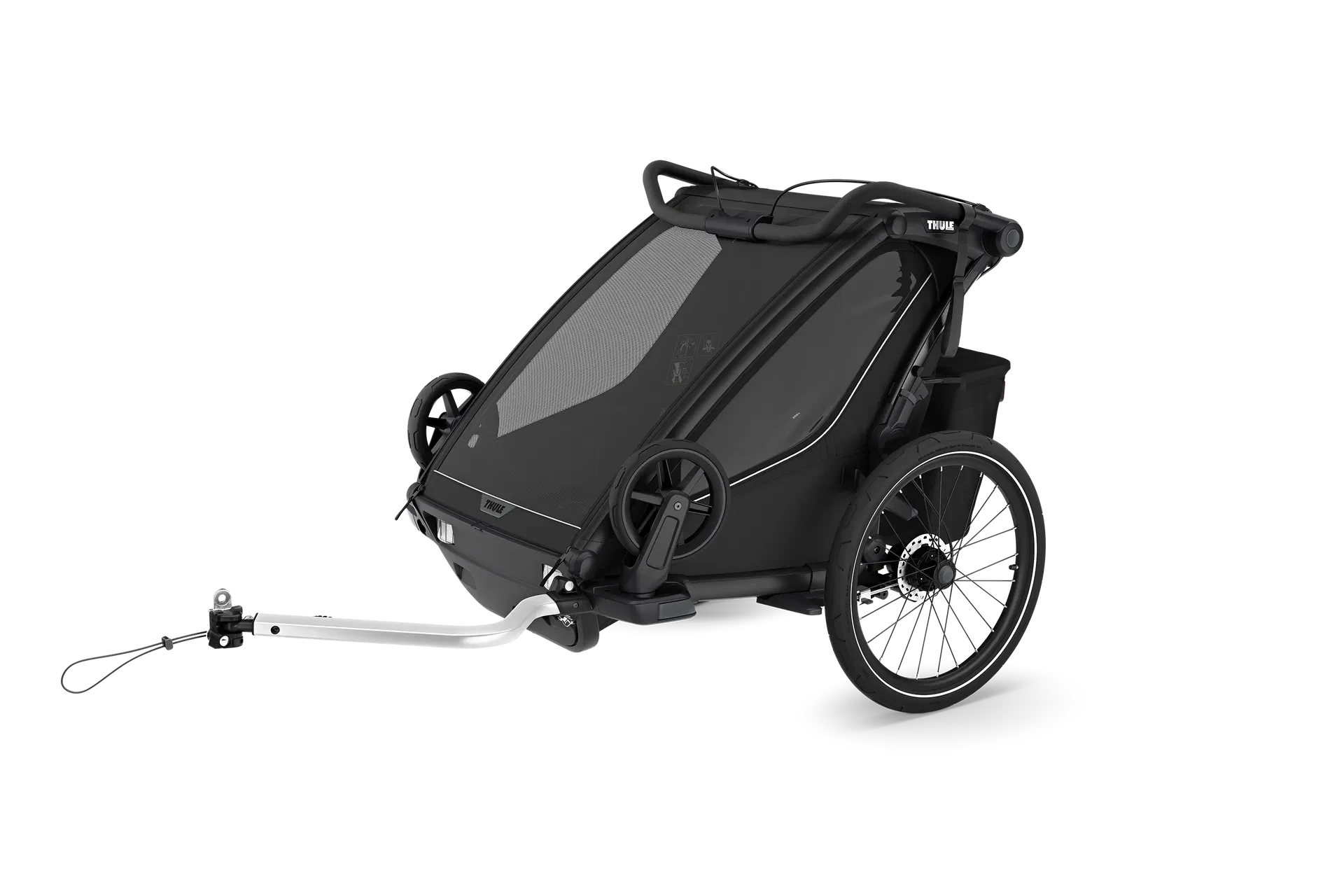 Thule Chariot Sport 2 Double Kinderanhänger  schwarz - Image 4