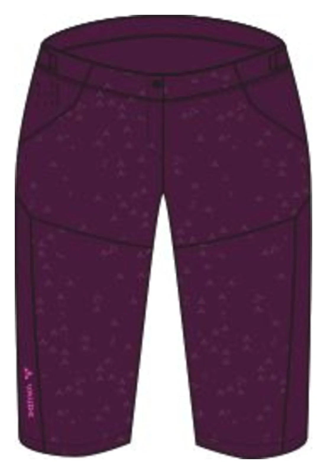 VAUDE Ledro Print Shorts Damen lila - Image 9