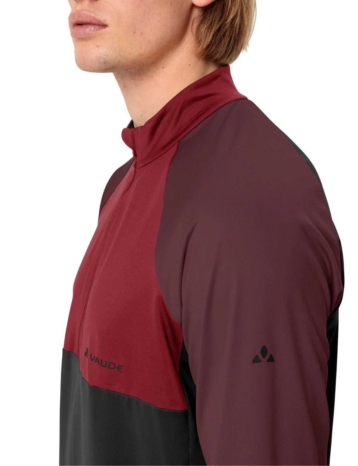 VAUDE Qimsa Halfzip LS Shirt Herren carmine - Image 5
